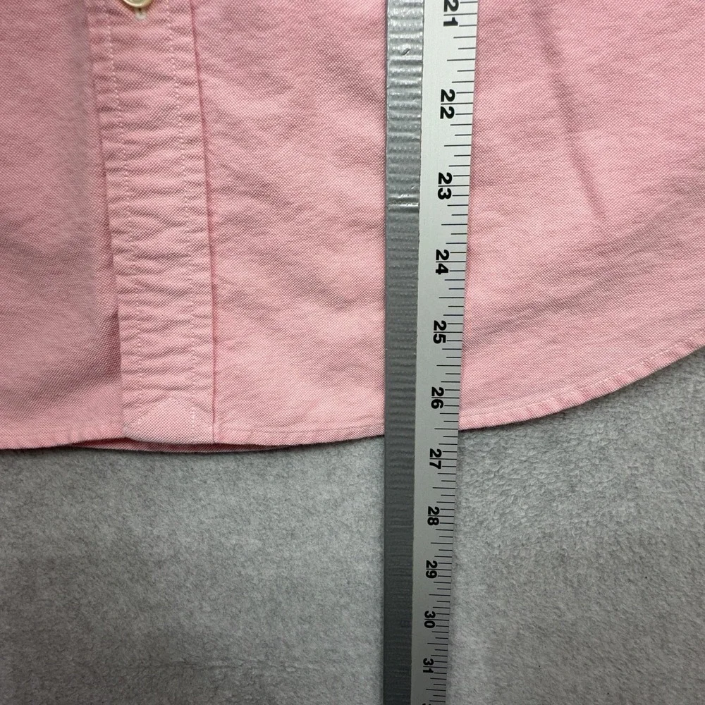 Ralph Lauren Oxford Shirt Youth Large 16 Pink Long Sleeve Button Cotton Women